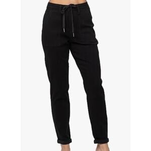 Judy Blue High Waist Joggers Drawstring Waist Women’s Plus Black 16W